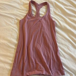 Pink Lululemon cool racerback tank